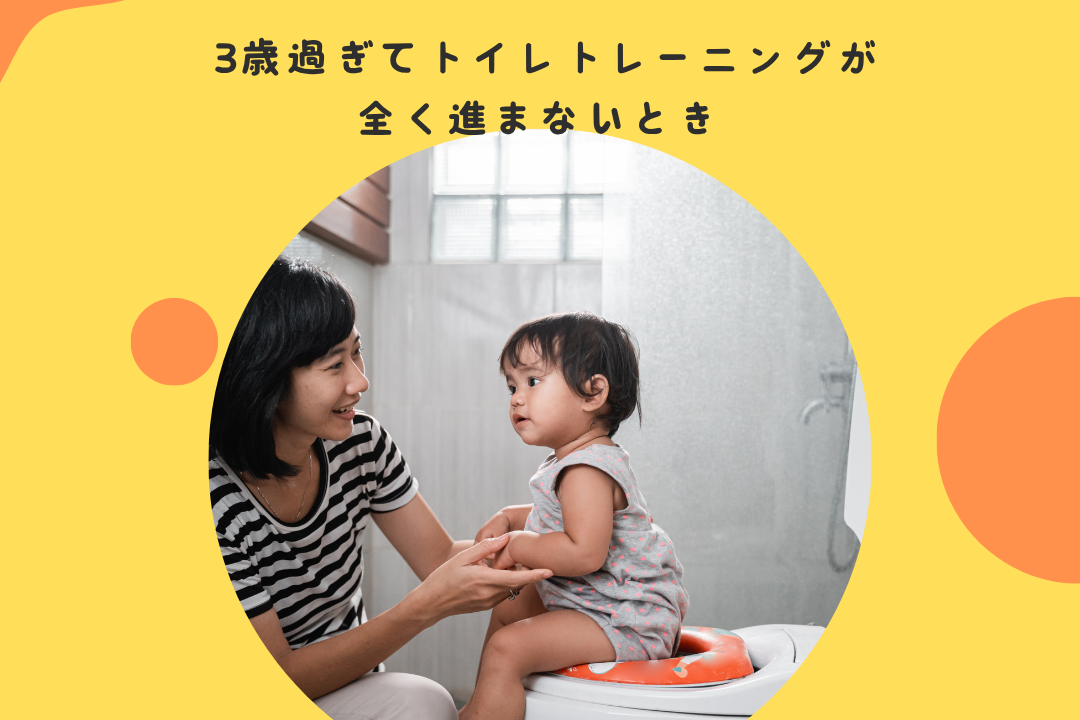 3歳過ぎてトイレトレーニングが全く進まないとき