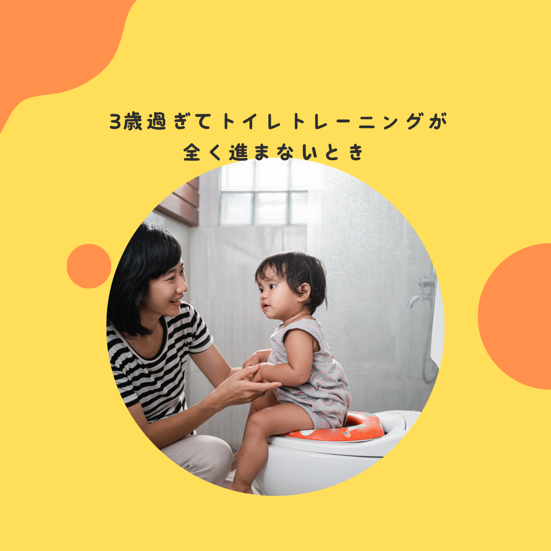 3歳過ぎてトイレトレーニングが全く進まないとき